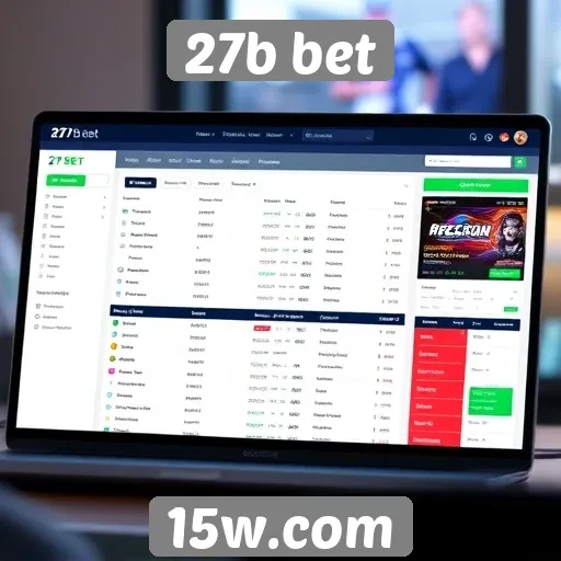 Experiência do usuário na plataforma 27b bet